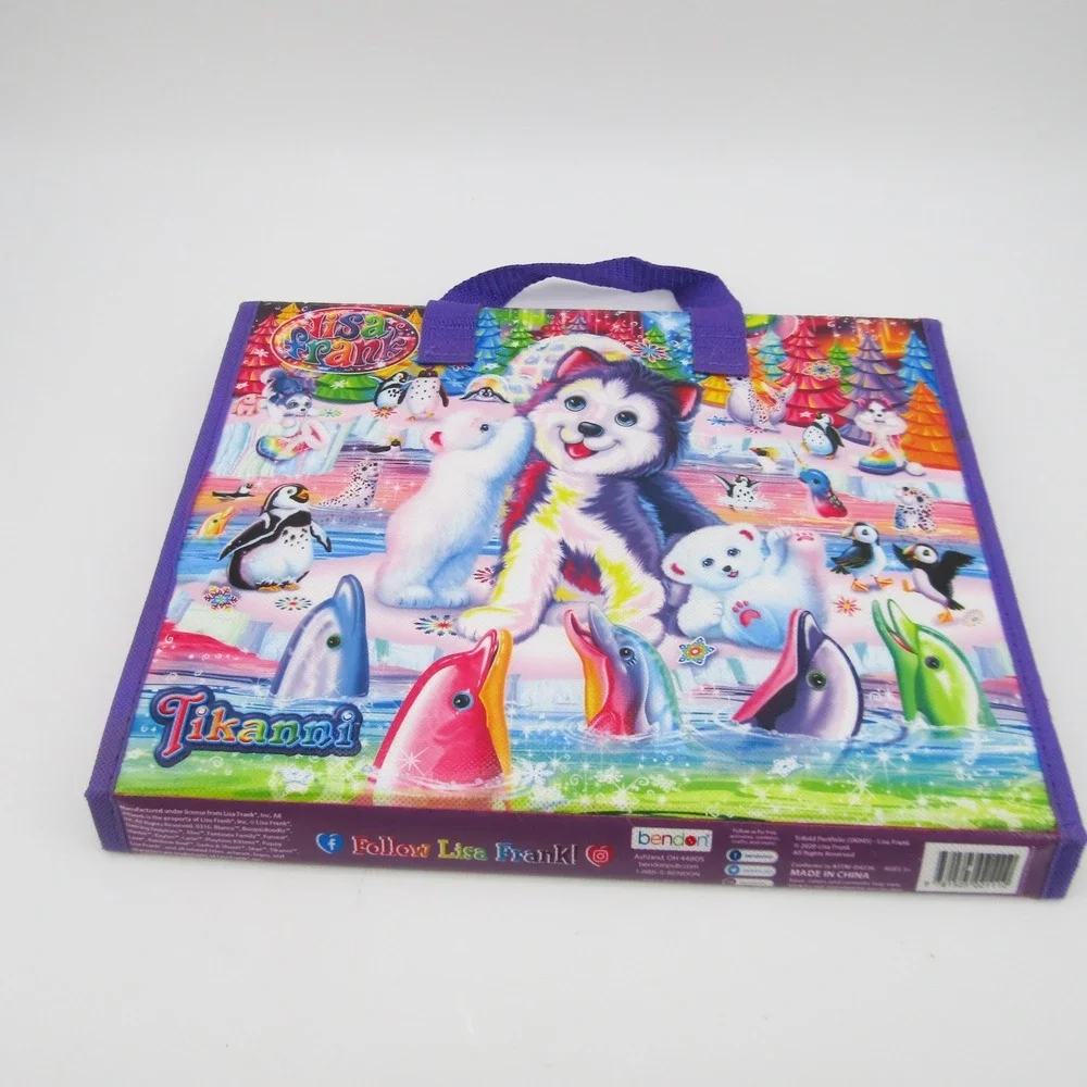 Lisa Frank tri fold